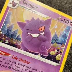 Pokemon TCG - Gengar SWSH052 Black Star Promo Cosmos Holo “Champions Path” LP - Image 4