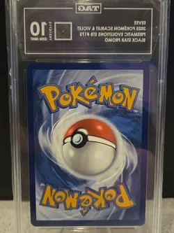 Pokemon Eevee #173 Prismatic Evolutions ETB SV Black Star Promo Tag 10 Gem Mint - Image 2