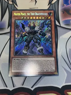 DOOD-EN018 Master Peace, the True Dracoverlord Secret Rare 1st YuGiOh - Image 1