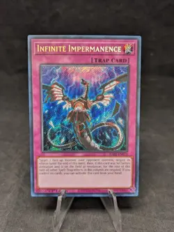 Infinite Impermanence -RA01-EN075 -Yugioh- 25th Anniversary -MISPRINT BUBBLE- NM - Image 1