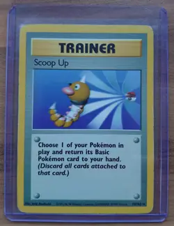 Scoop Up 78/102, Rare, Base Set, Unlimited, Pokemon Card - Image 1