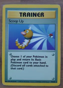 Scoop Up 78/102, Rare, Base Set, Unlimited, Pokemon Card - Image 3