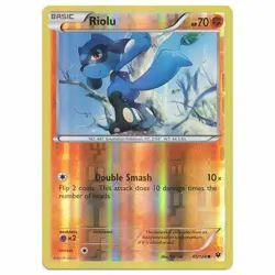 POKEMON CARD REVERSE HOLO RIOLU 45/124 NO 447 EMANATION POKEMON TCG CCG - Image 1