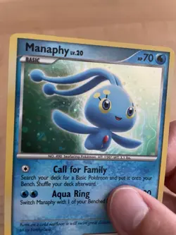 Manaphy 4/12 DP Trainer Kit Holo Pokemon TCG Card - Image 2