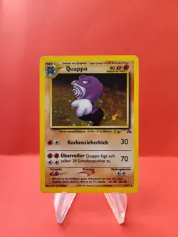 Pokemon Karte/card - Quappo Poliwrath 9/75 - Neo Discovery - Holo - Very Good - Image 1