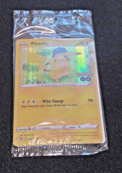 Pokemon GO TCG Pikachu 028/078 PROMO Holo Pokemon Card *SEALED* - Image 1