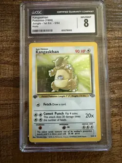 Pokemon TCG Kangaskhan Holo Rare Card 5/64 First Edition - Image 1