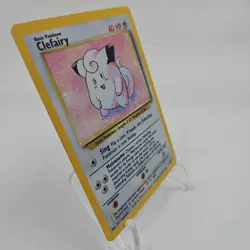 Pokemon TCG Clefairy Base Set Holo Unlimited Rare Card 5/102 - Image 3