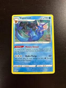 Pokemon Vaporeon SWSH072 SWSH: Sword & Shield Promo Cards Holo NM Fast Shipping - Image 3