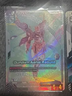 Gundam Aerial Rebuild LR+ And LR New Gundam Card Game Set Unplayed - Image 1