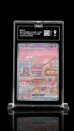 Mew ex 053 Sv: Scarlet & Violet Promo Cards Holo TAG 9 - Image 1