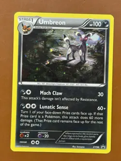 Umbreon XY96 Black Star Promo Pokemon Cosmos Holo Card EK - Image 1