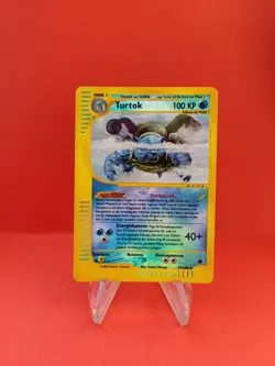 Pokemon Karte/card - Turtok Blastoise 37/165 Expedition Reverse Holo Excellent+ - Image 1