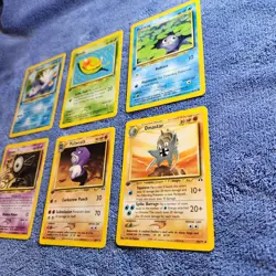 6 First Edition 2001 Pokemon Vintage Pocket Monsters Cards - Image 3