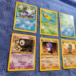 6 First Edition 2001 Pokemon Vintage Pocket Monsters Cards - Image 4