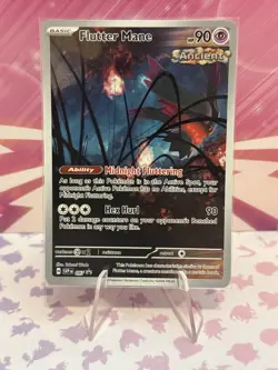 Pokemon TCG Flutter Mane SVP097 Black Star Promo Scarlet Violet Holo Card - Image 1