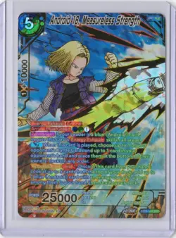 Android 18 Measureless Strength BT18-144 SPR Foil Dragon Ball Super Card Game - Image 1