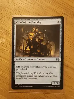 Chief of the Foundry - Kaladesh - MTG Magic - Uncommon - Artifact Creature - Image 1
