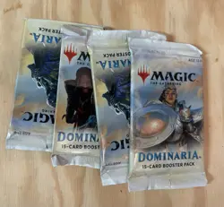 Dominaria - Four (4) Booster Pack Lot MTG Magic - Image 1