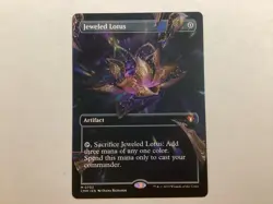 MTG Commander Masters JEWELED LOTUS Borderless NM (BIN) Graded Power - Image 1