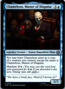 Chameleon, Master of Disguise U Legendary Creature - Human Shapeshifter Villain - Image 1