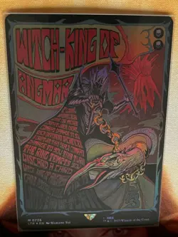 Lord of the rings - Witch king of Angmar - Borderless Poster Foil NM - Image 1