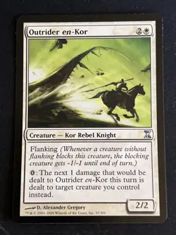 1x Outrider en-Kor (31) Time Spiral LP MTG Magic the Gathering x1 MKE - Image 1