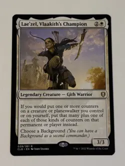 MTG Lae'zel, Vlaakith's Champion - CL: Battle for Baldur’s Gate NM - Image 1