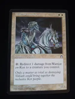 Warrior en-Kor Stronghold MTG Magic The Gathering D9528* - Image 1