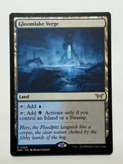 1x Gloomlake Verge MTG Duskmourn: House of Horror NM Magic Regular - Image 1