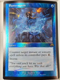Flusterstorm - FOIL - Buy-a-Box Promo - Magic the Gathering MTG Nice! - Image 1