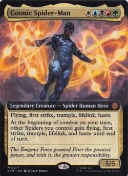 Cosmic Spider-Man (Extended Art) Spider-Man Mythic Regular #271 NM MTG - Image 1