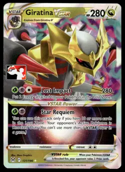 Pokemon TCG Prize Pack Series Cards #131/196 Giratina VSTAR NM - Image 1