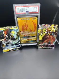 Pokemon Tapu Komi GX Hidden fates SV93/SV94 PSA Gem mint 10 Plus Bonus Cards! - Image 1