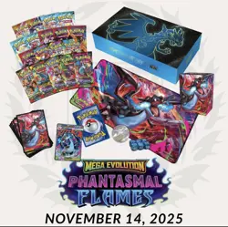 Pokemon TCG Phantasmal Flames Mega Charizard X EX UPC CONFIRMED 11/14 PRE-SALE! - Image 2
