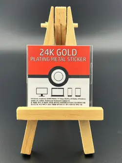 Pokemon Charmeleon Korean Striking Popping Candy 24k Gold Plated Sticker NM - Image 2