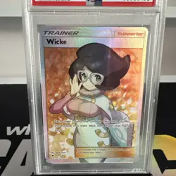 Wicke Full Art 147/147 Psa 7 Burning Shadows [NM] Pokemon FA Sun & Moon SM 2017 - Image 3