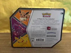Pokemon Eternatus V Powers Collection Tin SEALED 5 Booster packs XY Fates Collid - Image 2