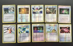 Pokemon TCG - Lot of 10 Reverse Holo Trainers - LP/NM - Image 1