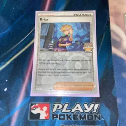Pokemon Briar 132/142 - Competitor - Stellar Crown - Regional Promo - Image 2
