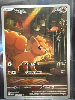 Vulpix Illustration Rare Pokemon Mega Evolution 138/132Near Mint - Image 1