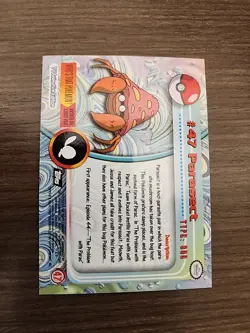 Pokemon Topps TV Animation Edition #47 Parasect! Black Logo! - Image 2