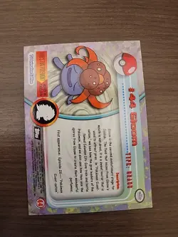 Pokemon Topps TV Animation Edition #44 Gloom! Black Logo! - Image 2