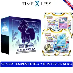Pokemon Etb Tempesta Argentata SILVER TEMPEST ELITE TRAINER BOX + 2 BLISTER New - Image 1
