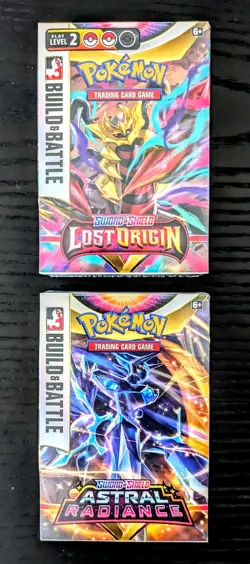 Pokemon Bundle LOST ORIGIN + ASTRAL RADIANCE BUILD & BATTLE KIT Giratina Dialga - Image 1