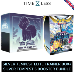 Pokemon ETB SILVER TEMPEST ELITE TRAINER BOX + BUNDLE Tempesta Argentata Sealed - Image 1