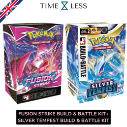 Pokemon FUSION STRIKE + SILVER TEMPEST BUILD BATTLE KIT Colpo Fusione Mew Lugia - Image 2