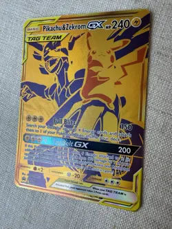 Pokemon TCG SM248 Pikachu & Zekrom GX Tag Team Black Star Promo Ultra Rare Holo - Image 4