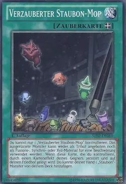 Yu-Gi-Oh! SHSP-DE069 Enchanted Dust Mop 1st Edition Common German - Image 1