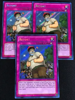 Yugioh Retort ABYR-EN080 SECRET x3 (NM) - Image 1